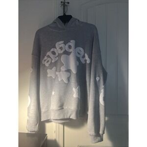 Grey Beluga Sp5der Hoodie Size L Brand New Spider Worldwide Young Thug